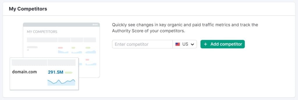 competitor strategy analysis from semrush