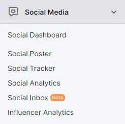 semrush-social-media-menu